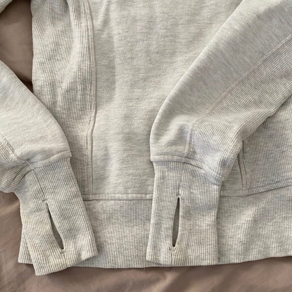 Lululemon scuba jacket size 2 heathered BONE color - Picture 5 of 8